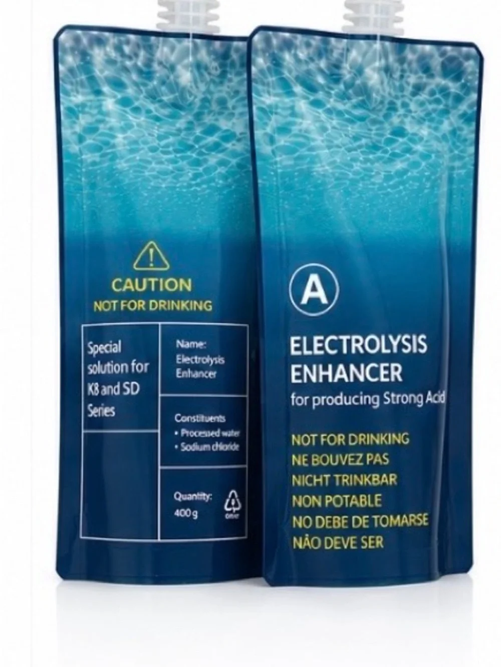 2 Electrolysis Enhancer Fluids Compatible with Leveluk Kangen Water Ionizers